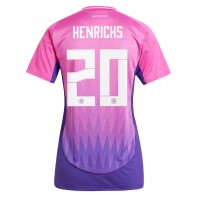 Maglie da calcio Germania Benjamin Henrichs #20 Seconda Maglia Femminile Europei 2024 Manica Corta